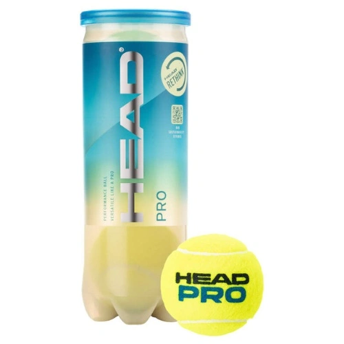 3 כדורי טניס לשחקנים מתקדמים HEAD Pro