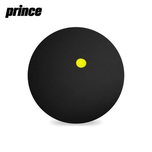כדור לסקווש ומטקות חופים נקודה צהובה Prince Squash Ball Rebel