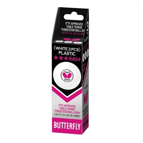 כדורי פינג פונג Butterfly R40+ (3)